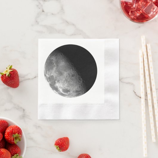 Serviette En Papier Lune (En situation)