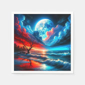 Serviette En Papier Lune (Devant)