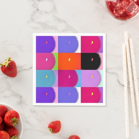 SERVIETTE EN PAPIER LUNE (En situation)