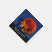 Serviette En Papier Lune de sang Éclipse lunaire 2019 (Coin)
