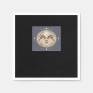 Serviette En Papier Lune de Whimsigoth vintage