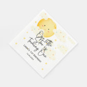 Serviette En Papier Lune et étoiles 1er anniversaire (Coin)
