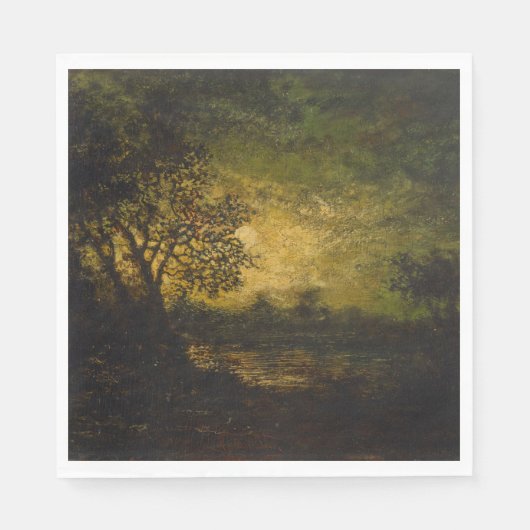 Serviette En Papier Lune (par Ralph Albert Blakelock) (Devant)