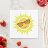 Serviette En Papier Lunettes de soleil (En situation)
