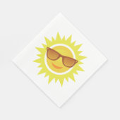 Serviette En Papier Lunettes de soleil (Coin)