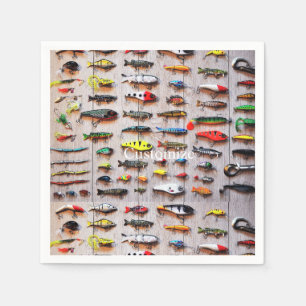 Serviette En Papier Lures de pêche classique Thunder_Cove