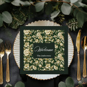 Serviette En Papier Lux Botanical Napkins Greenery Foliage in Pastels