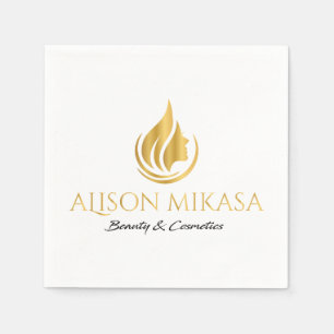 Serviette En Papier Luxe cosmétique spa soin & beauté logo