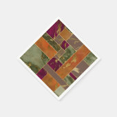 Serviette En Papier Luxe d'automne | Joyau d'or géométrique Marbre de  (Coin)