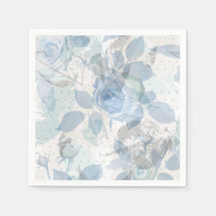 Serviette En Papier Luxe motif rose