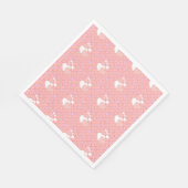 Serviette En Papier Luxe pink hearts vibrant romantic wallpaper (Coin)