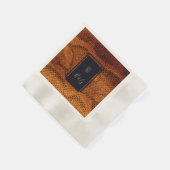 Serviette En Papier luxueux animal en peau de serpent sauvage mariage (Coin)