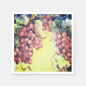 Serviette En Papier Luxueux Motif Red Grape (Devant)
