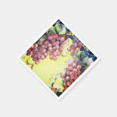 Serviette En Papier Luxueux Motif Red Grape (Coin)