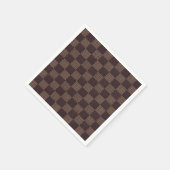 Serviette En Papier LV inspiré à damiers serviettes (Coin)