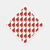 Serviette En Papier Lycée, Collège Casquette rouge Motif (Coin)