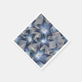 Serviette En Papier Lys bleus (Coin)