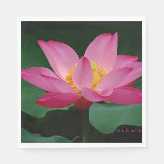 Serviette En Papier Lys d'eau (Devant)