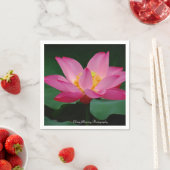 Serviette En Papier Lys d'eau (En situation)