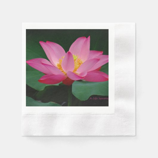 Serviette En Papier Lys d'eau (Devant)
