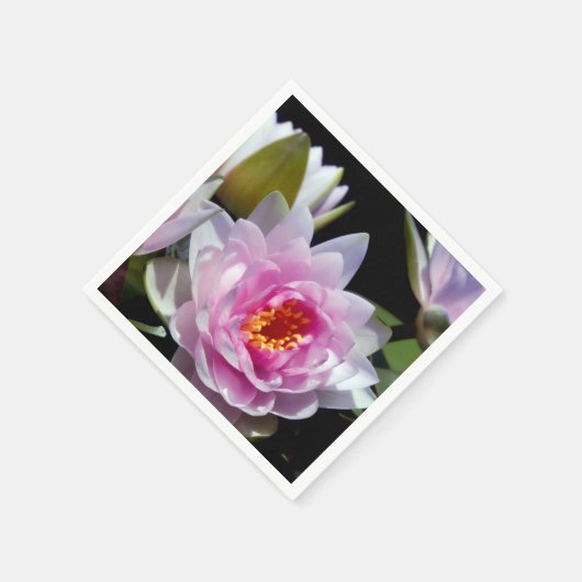 Serviette En Papier Lys d'eau (Coin)