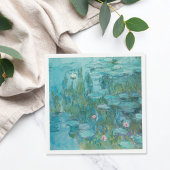 Serviette En Papier Lys d'eau Claude Monet