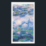 Serviette En Papier Lys d'eau par Claude Monet<br><div class="desc">Water Lys par Claude Monet.
S'il vous plaît visitez mon magasin pour un design plus intéressant et plus de choix de couleurs. => zazzle.com/iwheels*</div>