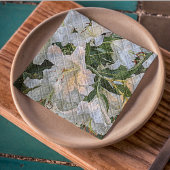 Serviette En Papier Lys orientaux blancs Floral