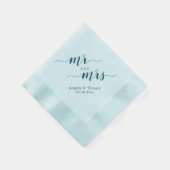 Serviette En Papier M. et Mme mariage (Coin)