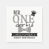 Serviette En Papier M. ONEderful 1er anniversaire (Devant)