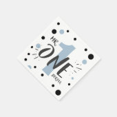 Serviette En Papier M. Onederful Papier serviettes Garçon Bébé bleu (Coin)