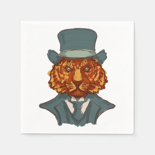 Serviette En Papier M. Tiger (Devant)