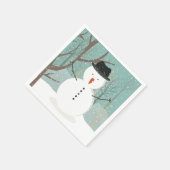 Serviette En Papier M. Winter Snowman (Coin)
