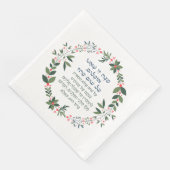 Serviette En Papier Ma Nishtanah Pesach Seder et Passover Holiday (Coin)