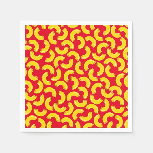 Serviette En Papier Mac et Fromage Enfant 1er Anniversaire Parti Macar (Devant)