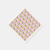 Serviette En Papier Macaron French Pastry Cookies Macarons Pâtisserie (Coin)