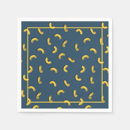Serviette en papier Macaroni et Fromage (Devant)