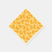 Serviette En Papier Macaroni et Motif de fromage (Coin)
