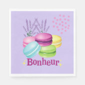 Serviette En Papier Macarons français (Devant)