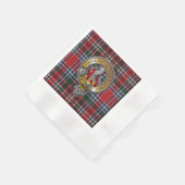 Serviette En Papier MacBain Tartan & Badge (Coin)