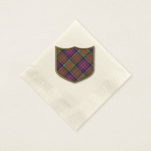Serviette En Papier Macdonald de tartan d'écossais de plaid de