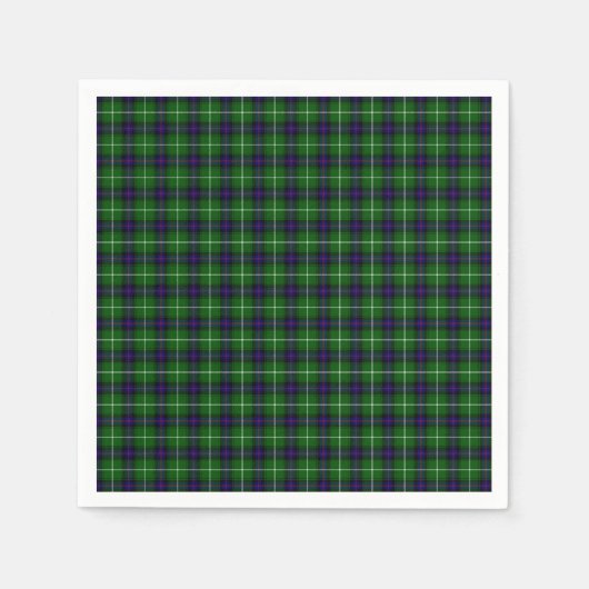 Serviette En Papier MacDonald Tartan (Devant)