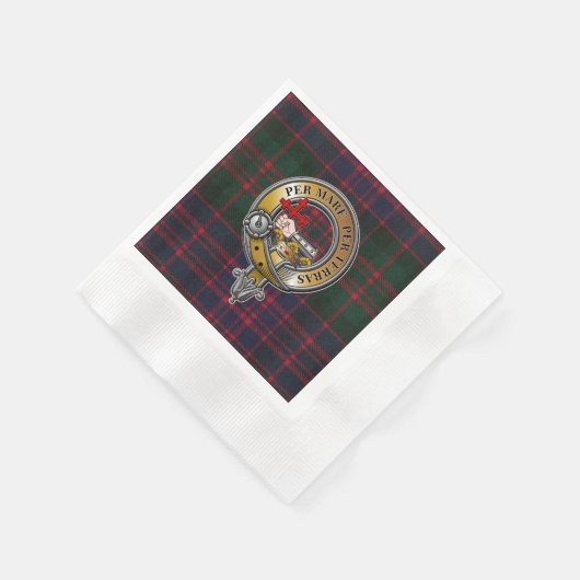 Serviette En Papier MacDonald Tartan & Badge (Coin)