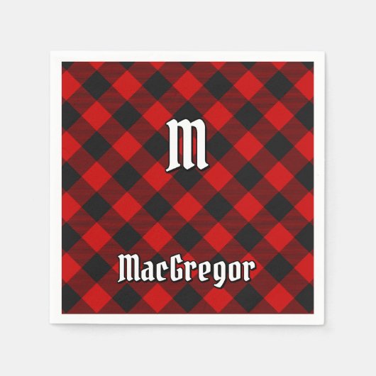 Serviette En Papier MacGregor Rob Roy Tartan Napkins (Devant)