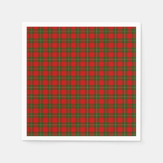 Serviette En Papier MacGregor Tartan (Devant)