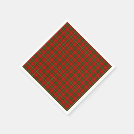 Serviette En Papier MacGregor Tartan (Coin)