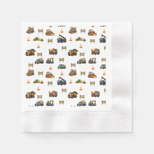 Serviette En Papier Machines de construction (Devant)