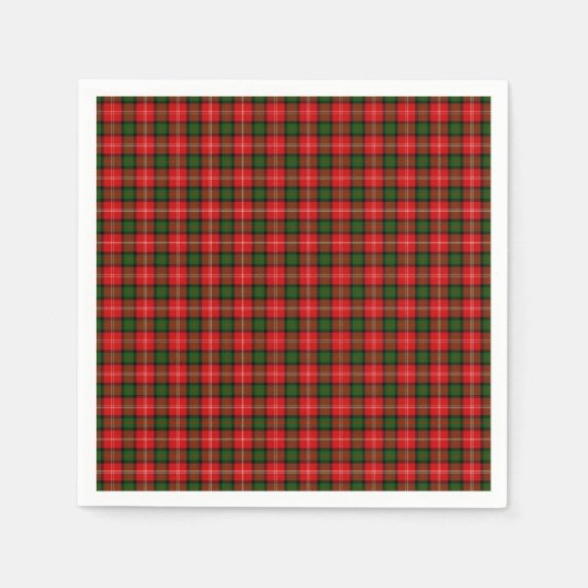 Serviette En Papier MacKintosh Tartan (Devant)