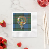 Serviette En Papier MacLaren Tartan & Badge (En situation)