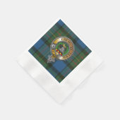 Serviette En Papier MacLaren Tartan & Badge (Coin)